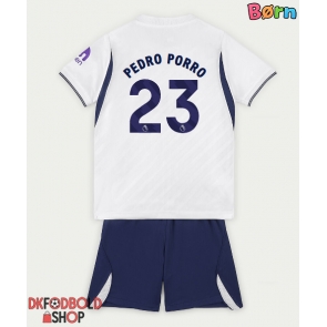 Tottenham Hotspur Pedro Porro #23 Hjemmebanesæt Børn 2026-27 Kort ærmer (+ korte bukser)